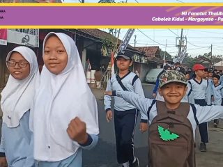 MI I'anatut Thalibin Ikuti Jalan Santai se-Kecamatan Margoyoso dalam Rangka HUT RI ke-79