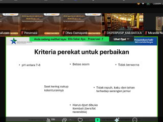 Belajar Perbaikan Buku, Kepala Perpustakaan MTs. I’anatut Tholibin Ikuti Bimtek PUSPA ke 15