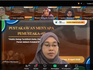 Peringati Hari Kartini, Kepala Perpustakaan MTs I’anatut Tholibin Ikuti Webinar Literasi Digital Perpusnas RI