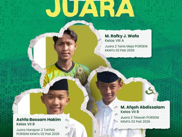 MTs Ianatut Tholibin Borong Tiga Piala di Porseni KKMTs 02, Perkuat Prestasi Siswa Madrasah